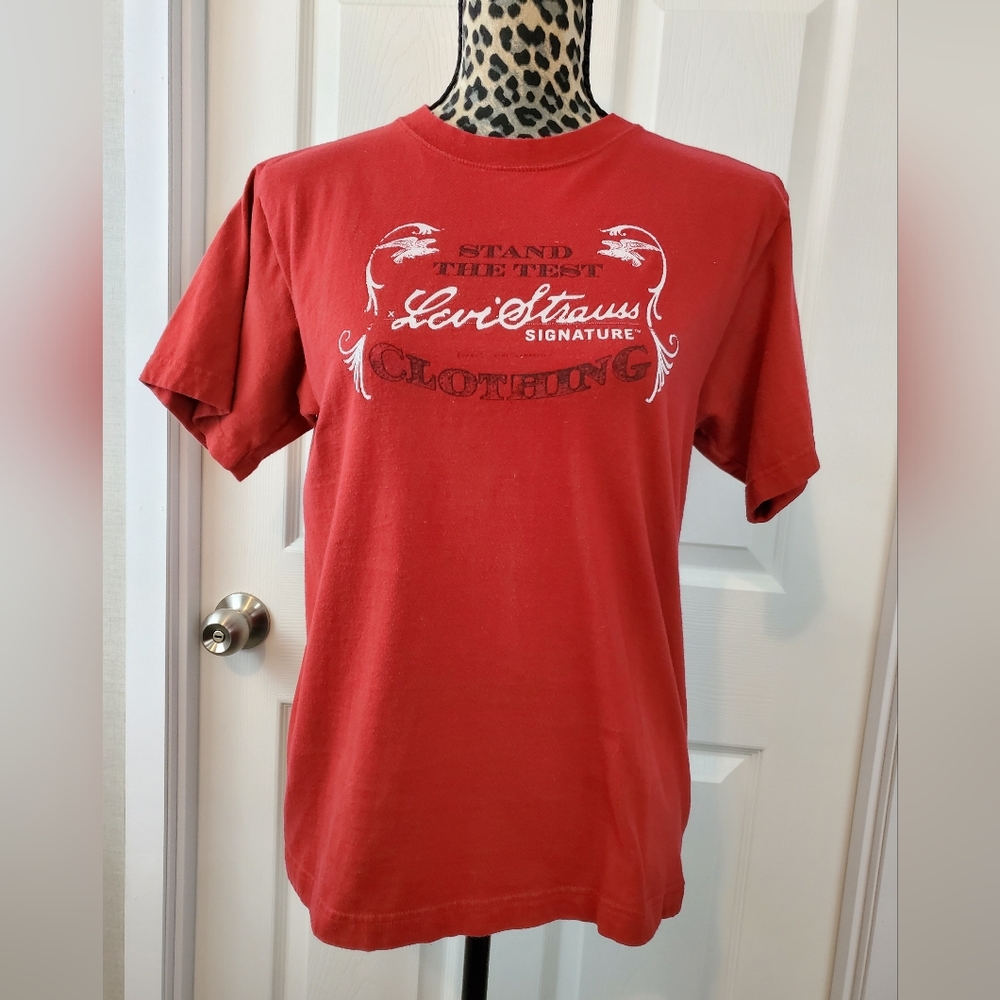 Levi Strauss Red "Stand The Test" Short Sleeve T-Shirt